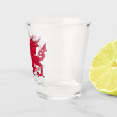 Verre A Shot Drapeau du Pays de Galles (Droite)