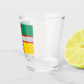 Verre A Shot Drapeau du Saguenay-Lac-Saint-Jean (QUÉBEC) (Droite)