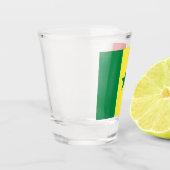 Verre A Shot Drapeau du Sénégal (Gauche)