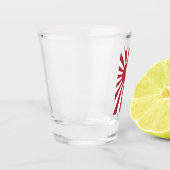 Verre A Shot Drapeau du soleil levant impérial du Japon, Edo à (Gauche)