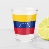 Verre A Shot Drapeau du Venezuela (Devant)
