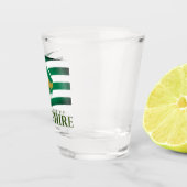 Verre A Shot Drapeau du Wiltshire - ANGLETERRE (Droite)