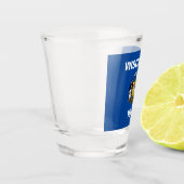 Verre A Shot Drapeau du Wisconsin (Gauche)