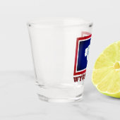 Verre A Shot Drapeau du Wyoming (Gauche)