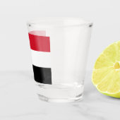Verre A Shot Drapeau du Yémen (Droite)