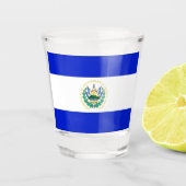 Verre A Shot Drapeau El Salvador (Devant)