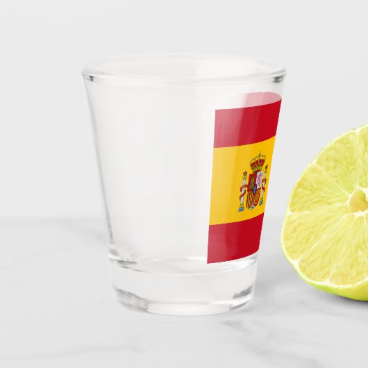 Verre A Shot Drapeau Espagne (Gauche)