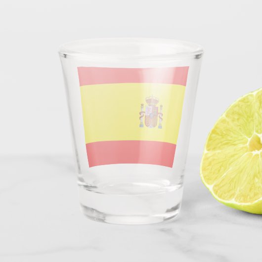 Verre A Shot Drapeau espagnol (Dos)