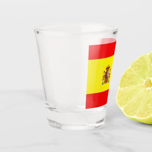 Verre A Shot Drapeau espagnol (Gauche)