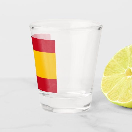 Verre A Shot Drapeau espagnol (Espagne) (Droite)