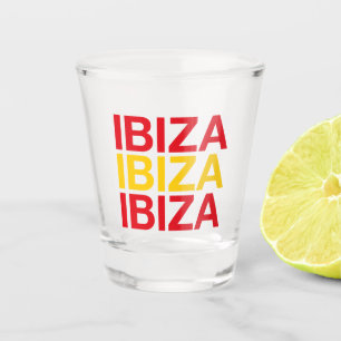 Verre A Shot Drapeau espagnol IBIZA