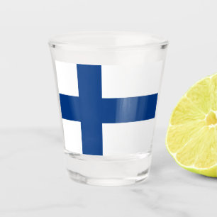Verre A Shot Drapeau Finlande Patriotique finlandais