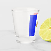Verre A Shot Drapeau français (Gauche)