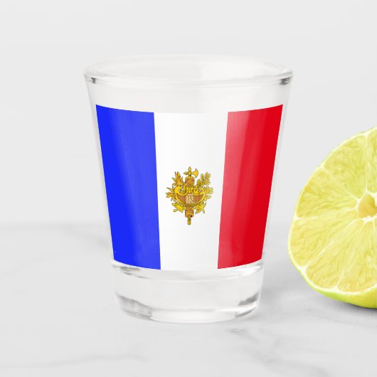 Verre A Shot Drapeau français (Devant)