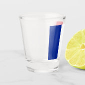 Verre A Shot Drapeau français (France) (Gauche)