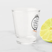 Verre A Shot Drapeau Français Parler de Mme Penguin Personnalis (Gauche)