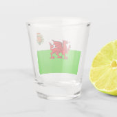 Verre A Shot Drapeau gallois (Dos)