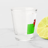 Verre A Shot Drapeau gallois (Gauche)