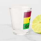 Verre A Shot Drapeau Ghana (Afrique de l'Ouest) (Gauche)