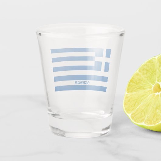 Verre A Shot Drapeau grec (Dos)
