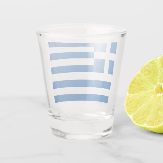 Verre A Shot Drapeau grec (Grèce) (Dos)