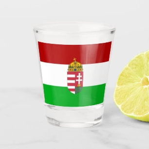 Verre A Shot Drapeau hongrois