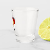Verre A Shot Drapeau indonésien (Droite)