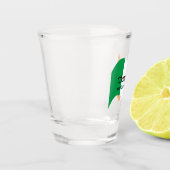 Verre A Shot Drapeau irlandais personnalisé Pub & Eatery (Gauche)