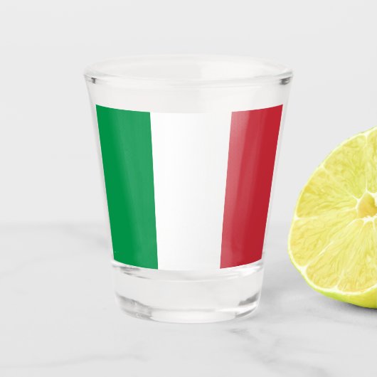 Verre A Shot Drapeau Italie (Devant)