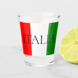 Verre A Shot Drapeau Italien Grand ITALIA