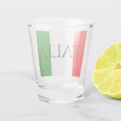 Verre A Shot Drapeau italien grande ITALIE (Dos)