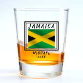 Verre A Shot Drapeau jamaïcain