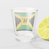 Verre A Shot Drapeau jamaïcain (Dos)