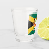 Verre A Shot Drapeau jamaïcain / Armoiries (Gauche)