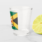 Verre A Shot Drapeau jamaïcain / Armoiries (Droite)