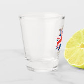 Verre A Shot Drapeau King Charles III Union Jack (Gauche)