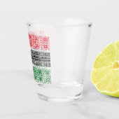 Verre A Shot Drapeau Kwanzaa Motifs (Droite)