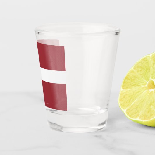 Verre A Shot Drapeau Lettonie (Droite)