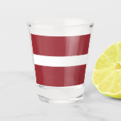 Verre A Shot Drapeau Lettonie (Devant)
