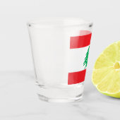Verre A Shot Drapeau libanais (Drapeau libanais) (Gauche)