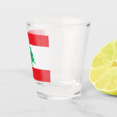 Verre A Shot Drapeau libanais (Drapeau libanais) (Droite)