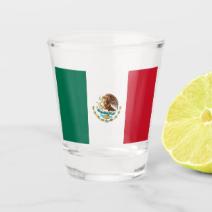 Verre A Shot Drapeau mexicain