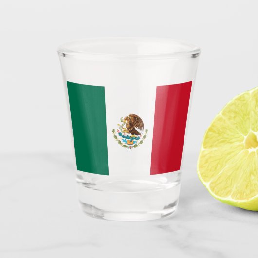 Verre A Shot Drapeau mexicain (Devant)