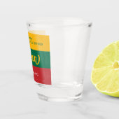 Verre A Shot Drapeau national de la fête de l'indépendance de l (Droite)