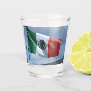Verre A Shot Drapeau national mexicain