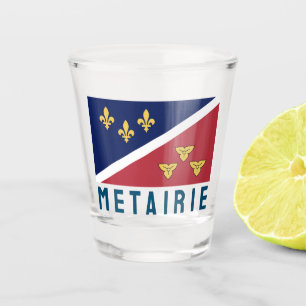 Verre A Shot Drapeau (officieux) de Metairie, Louisiane