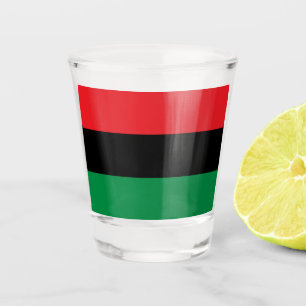 Verre A Shot Drapeau panafricain UNIA