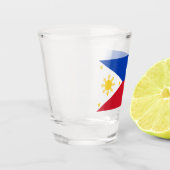 Verre A Shot Drapeau philippin des Philippines (Gauche)