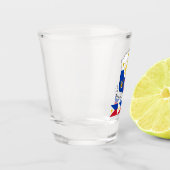 Verre A Shot Drapeau philippin et patriote des Philippines abat (Gauche)