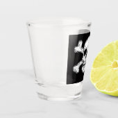 Verre A Shot drapeau pirate frappant (Gauche)